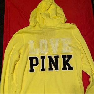 NWT PINK by VS Everyday Lounge Notch Neck Pullover